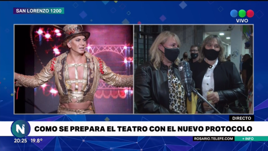 Cómo se prepara el teatro con el nuevo protocolo