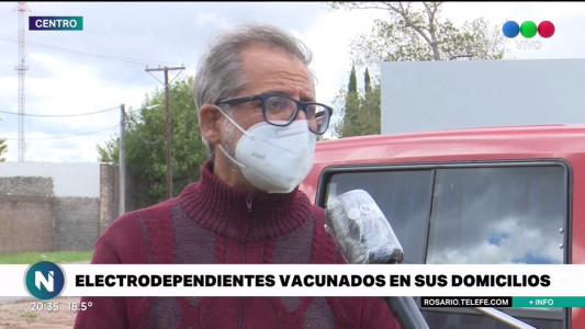 Electrodependientes serán vacunados contra el Covid en sus domicilios