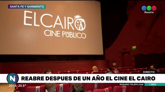 Después de más de un año, reabrió sus puertas el Cine “El Cairo”