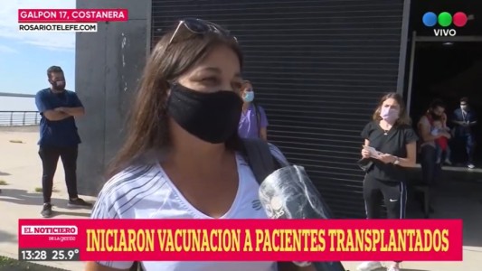 Iniciaron vacunación a pacientes trasplantados en Santa Fe