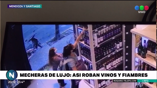 Mecheras de paladar selecto: se llevaron mercadería por 20 mil pesos