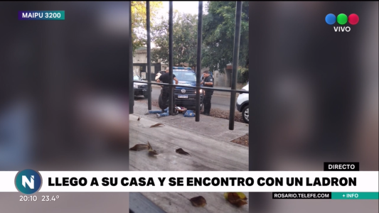 Llegó a su casa y se encontró con un ladrón en el dormitorio