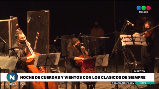 Espectáculo de vientos y cuerdas en el Anfiteatro