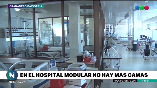 El Hospital Modular de Baigorria ya está al 100% de ocupación
