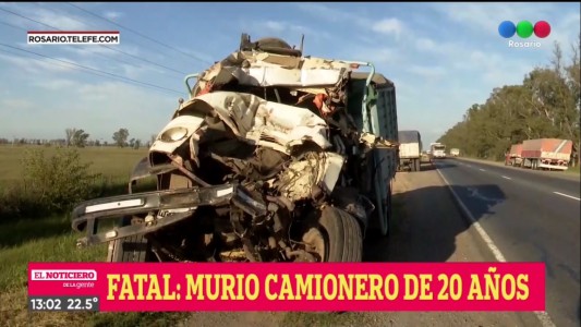 Choque múltiple y fatal: colisionaron tres camiones en el cruce de las rutas 34 y A012