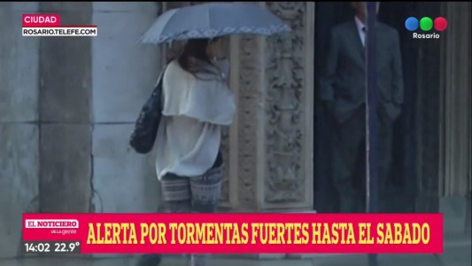 Rige un alerta amarillo para Rosario y la región por tormentas fuertes