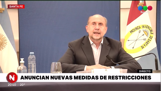 Perotti anunció nuevas restricciones: “Cuidémonos, ese es el mensaje”
