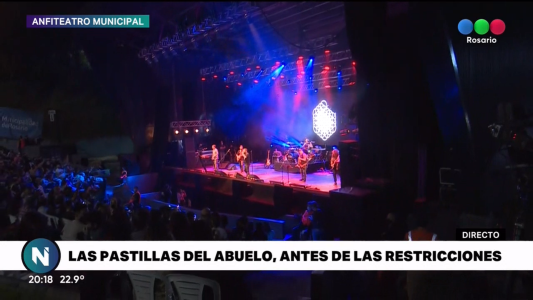 Las Pastillas del Abuelo actúan en el Anfiteatro antes de las restricciones