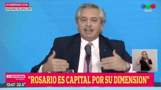 Alberto Fernández: "El crimen organizado se ha instalado en Rosario"