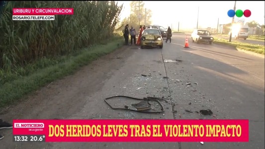 Fuerte choque en Uriburu y Circunvalación