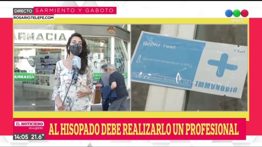 Los test de detección rápida del Covid-19 ya se consiguen en las farmacias de Rosario