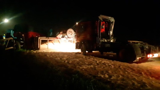Tragedia en Ruta 91: chocaron cinco vehículos y murieron dos camioneros
