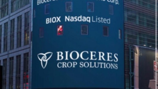 El CEO de la empresa Bioceres tocó la campana en la apertura del Nasdaq