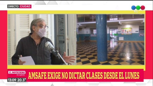 Los docentes públicos piden suspender clases presenciales (1)
