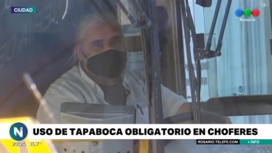 Obligatorio: choferes de colectivos deben usar tapabocas sin excepciones