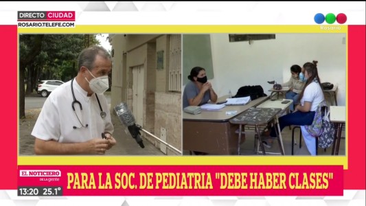 Para la Asociación Argentina de Pediatría, "las aulas son lugares seguros"