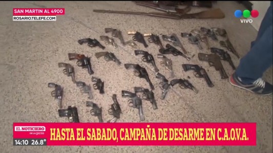 Hasta el sábado, se podrán entregar armas de fuego y recibir hasta 9 mil pesos a cambio