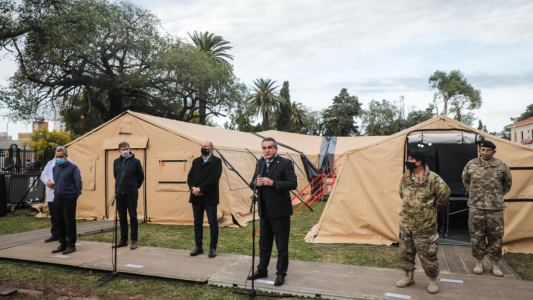 Está listo para ser utilizado el Hospital Militar de campaña frente al Cullen