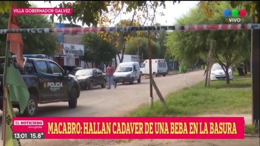 Hallaron el cuerpo sin vida de una bebé recién nacida en un contenedor