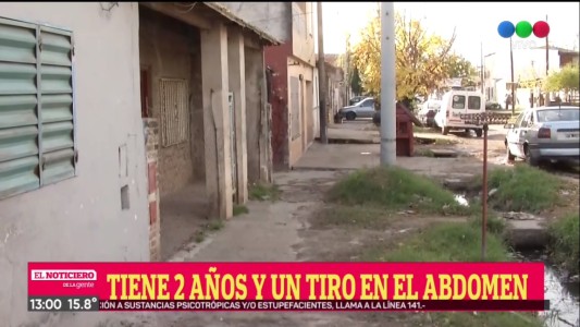 Una beba de 2 años fue baleada en zona Norte