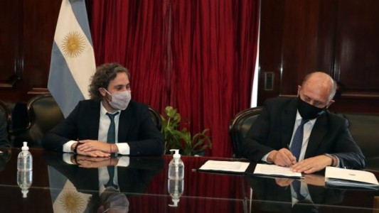 Perotti se reúne con Cafiero para lograr el regreso de las clases presenciales