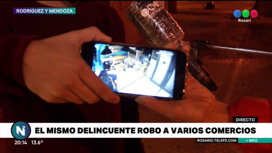 Denuncian numerosos robos a comerciantes, a cargo del mismo delincuente