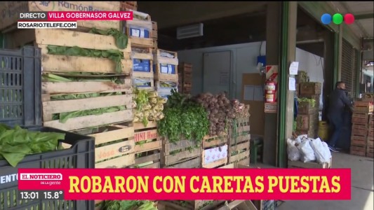 Villa Gobernador Gálvez: delincuentes robaron 5 millones de pesos a una verdulería