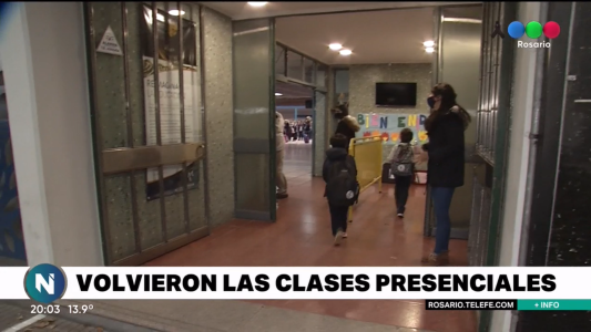 Volvieron las clases presenciales para primaria y nivel inicial