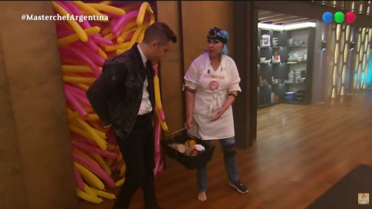 Georgina Barbarossa se lastimó la cintura en la prueba extrema