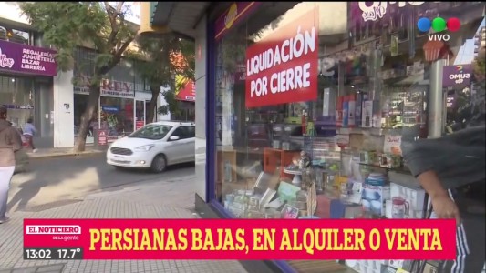 Locales y comercios cerrados la nueva postal del centro de Rosario