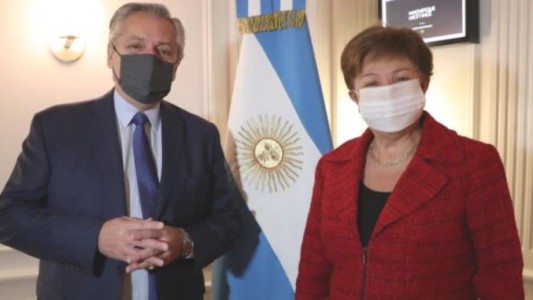 Georgieva calificó la reunión con Alberto Fernández como "muy constructiva"
