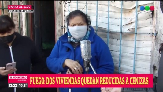 Incendio en dos viviendas que quedaron reducidas a cenizas