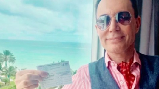 Marcelo Polino se vacunó en los Estados Unidos: "Finalmente, lo logré"