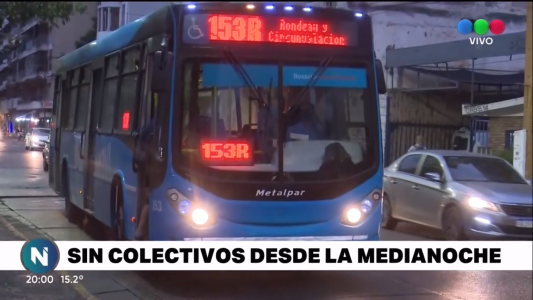 La UTA Rosario resolvió un paro de colectivos desde las 0 de este sábado