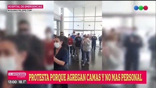 Protesta en el HECA por falta de personal