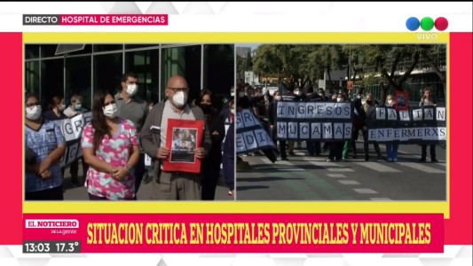 Continúan las protestas en el HECA por falta de personal