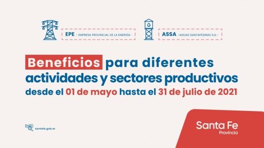 La provincia dispone beneficios para el pago de los servicios de EPE y ASSA