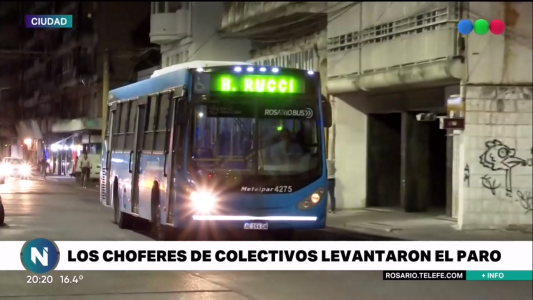 Se levantó el paro de colectivos en Rosario
