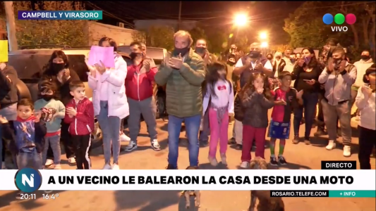 Comercio baleado en zona sur: los vecinos se movilizaron por la inseguridad