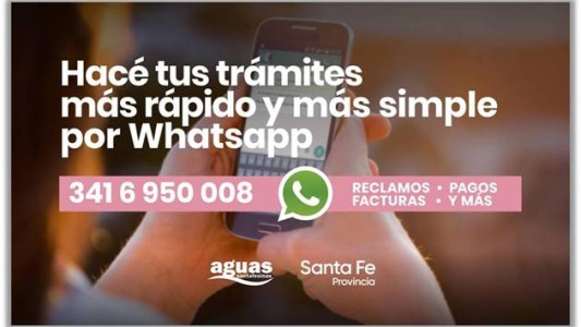 Aguas Santafesinas suspende la atención presencial de usuarios en toda su área de servicios
