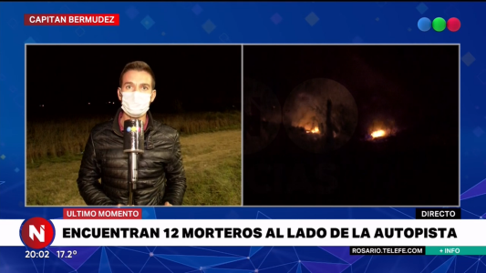 Encontraron 12 proyectiles de mortero en la AU Rosario – Santa Fe