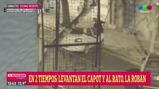 Video: así le robaron la batería a Evelyn Arach