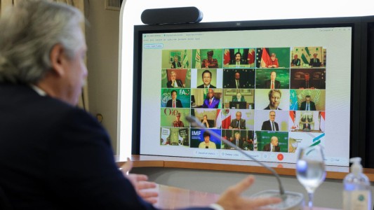 Cumbre Mundial de la Salud del G20: Alberto Fernández volvió a pedir "acceso equitativo" a las vacunas