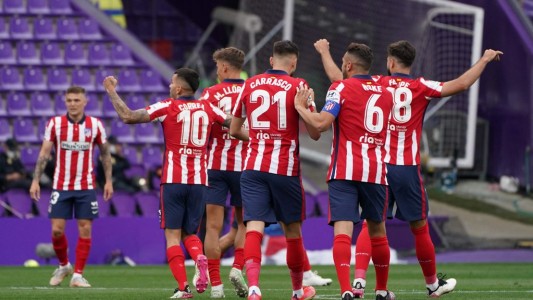¡Atlético Madrid campeón! Con un gol de Correa y otro de Suárez, venció a Valladolid