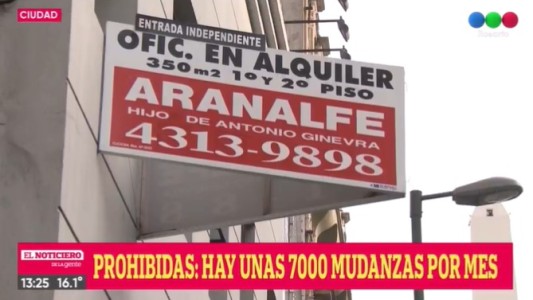 Mudanzas prohíbidas: trabajan en un esquema de turnos para el fin de semana próximo