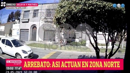 Dos motochorros arrebataron a una mujer en zona norte