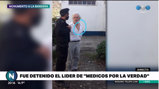 Detuvieron al líder de Médicos por la Verdad, Mariano Arriaga en Rosario