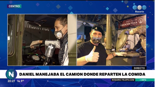 Los excombatientes de Malvinas despidieron a Daniel Brito, el chofer del camión