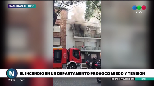 Sobresalto en el centro rosarino por un principio de incendio