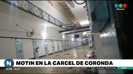Tensión por motín de presos en la cárcel de Coronda